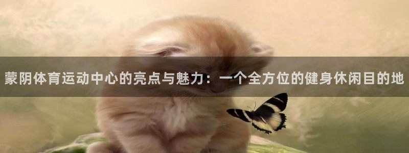 bsport必一运动：蒙阴体育运动中心的亮点与魅力：一个全方位的健身休闲目的地