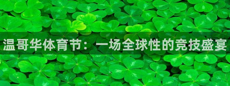 b体育必一运动官网：温哥华体育节：一场全球性的竞技盛宴