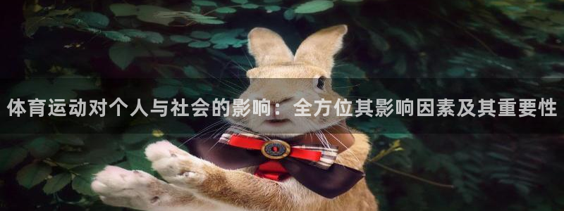 bsports必一运动：体育运动对个人与社会的影响：全方位其影响因素及其重要性